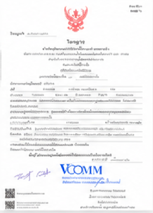 ใบอนุญาต มอก. 2 VCOMM